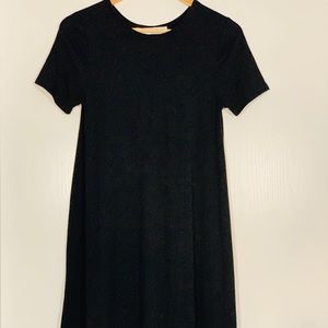 Black cotton dress